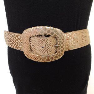 LEATHERROCK METALLIC LEATHER BELT